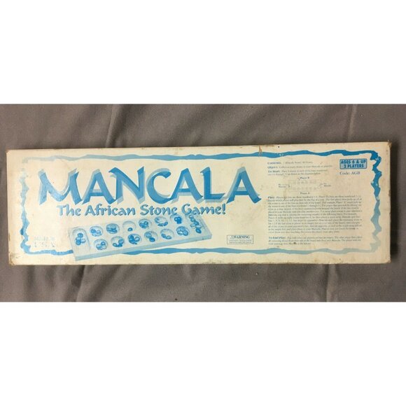 Mancala-The African Stone Game 2 players NOS Ages 6+ Made USA Complete NOS - Picture 1 of 4